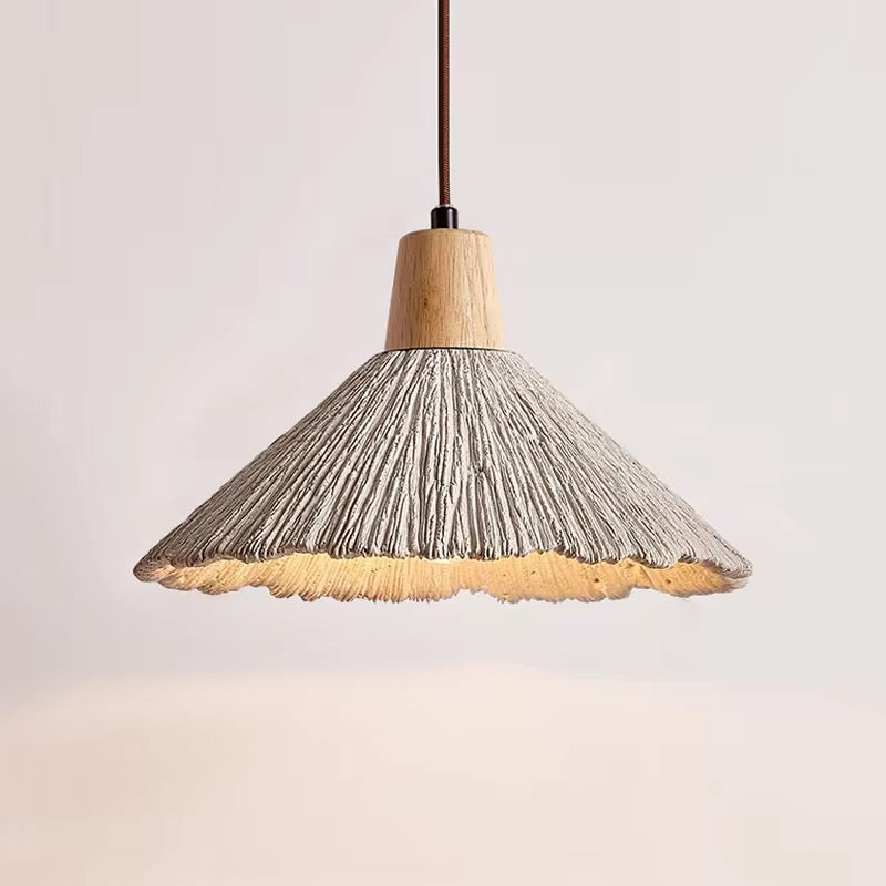 Textured Fringe Pendant Light Trio