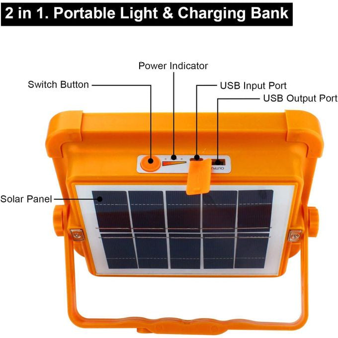 Portable Rechargeable LED Camping Floodlight