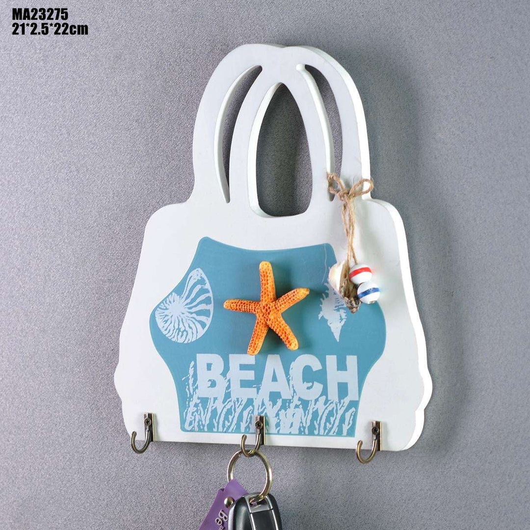 Beach Key Holder Wall Rack