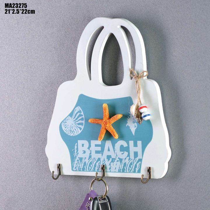 Beach Key Holder Wall Rack