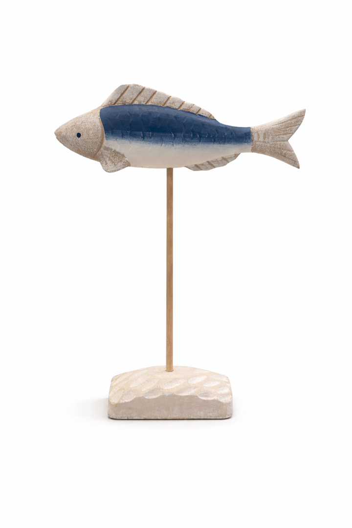 Wooden Fish Table Décor