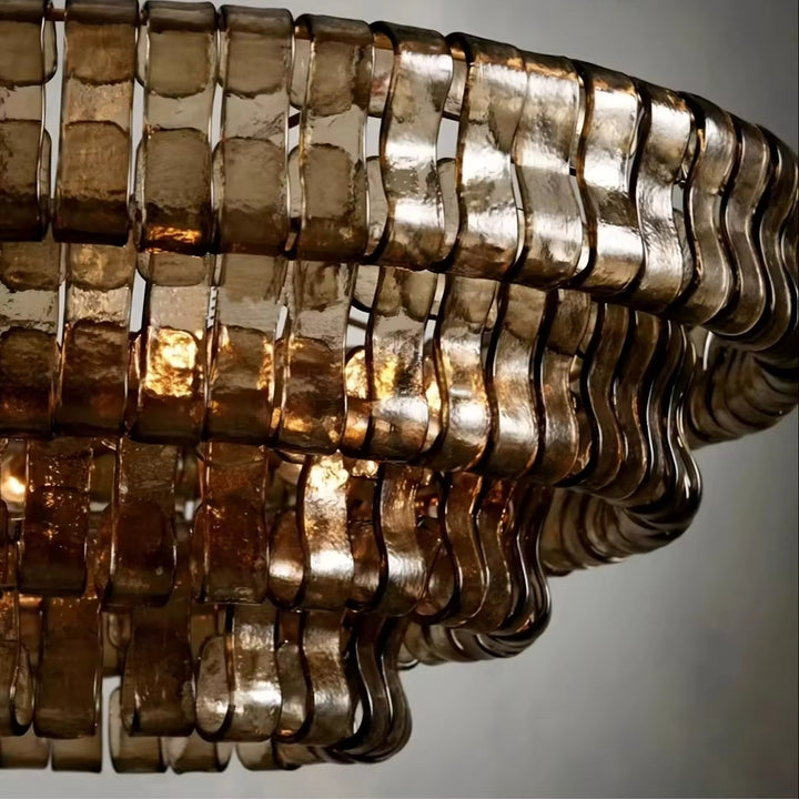 Smoke Murano Glass Chandelier