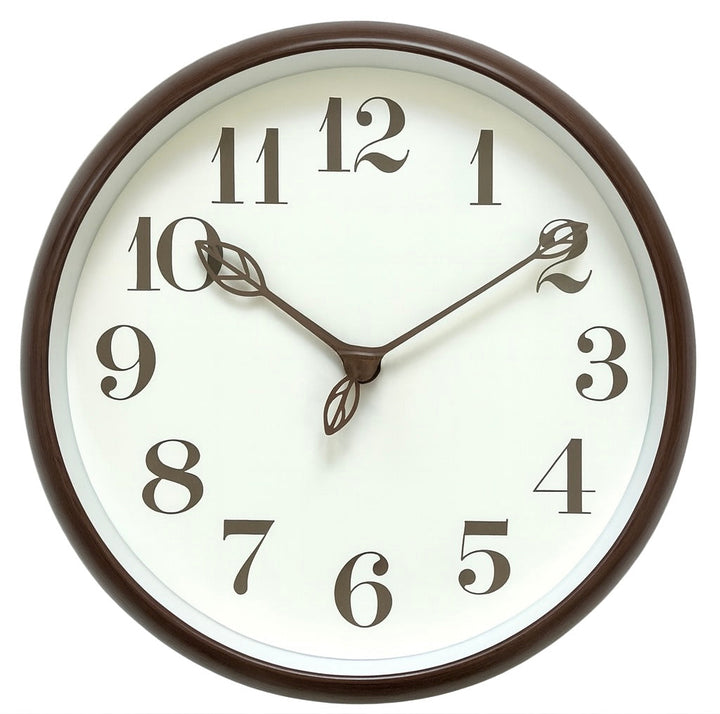 Timeless Brown Framed Wall Clock