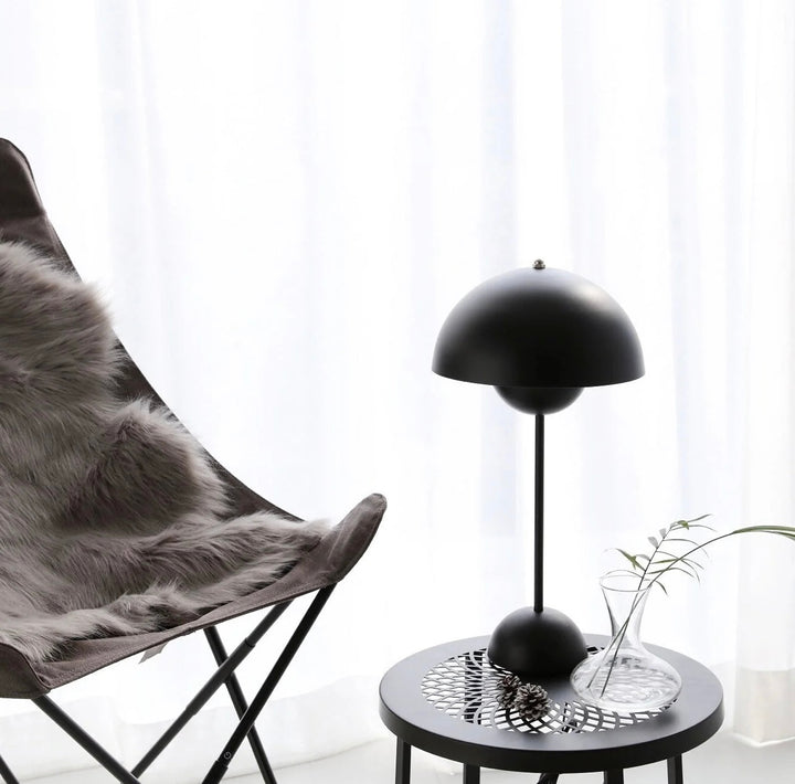 🍄 Modern Mushroom Dome RECHARGEABLE Table Lamp – Retro Charm Meets Contemporary Style