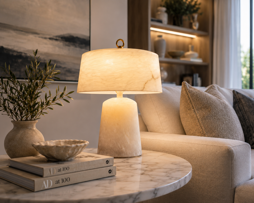 Spanish Alabaster Table Lamp