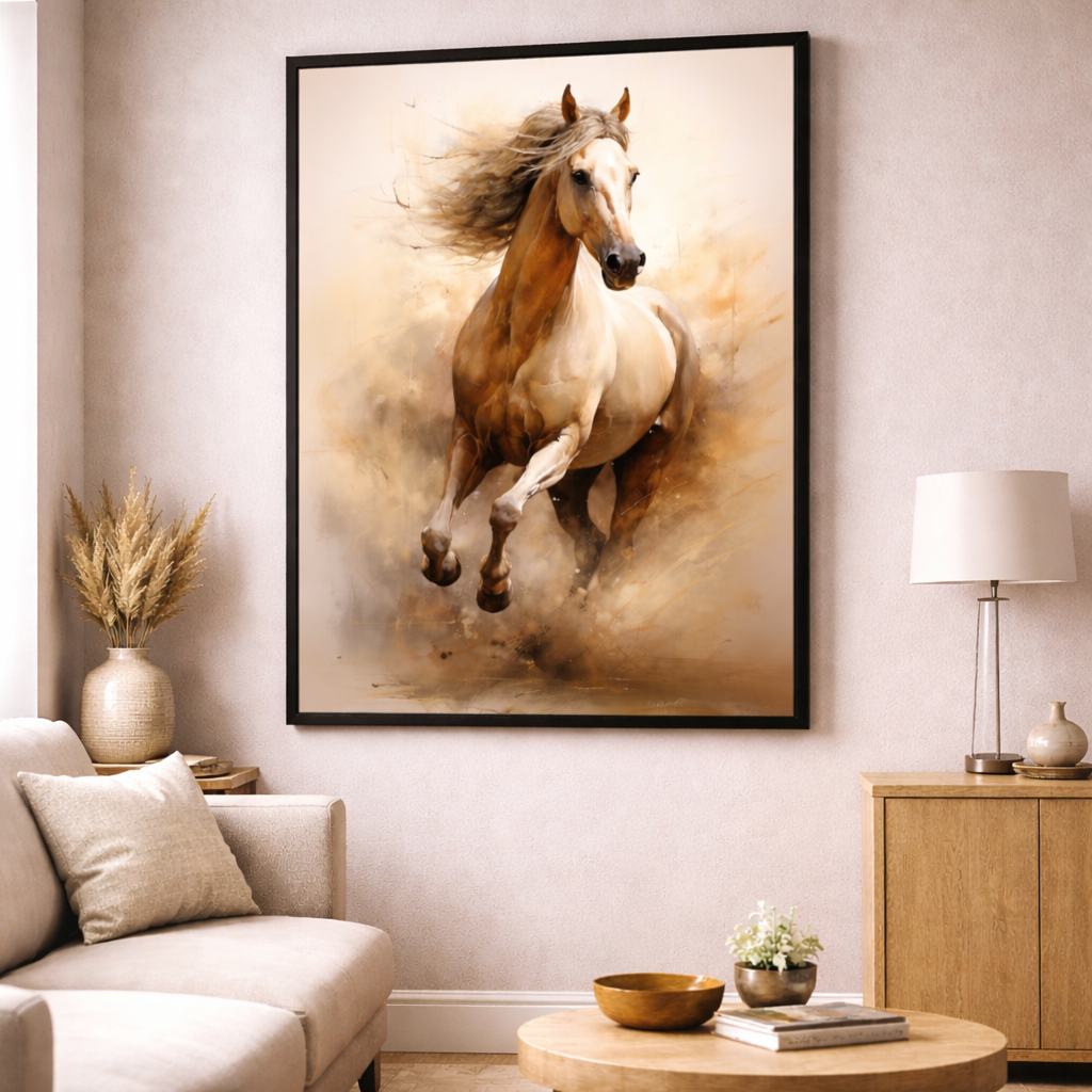 Running Horse Canvas