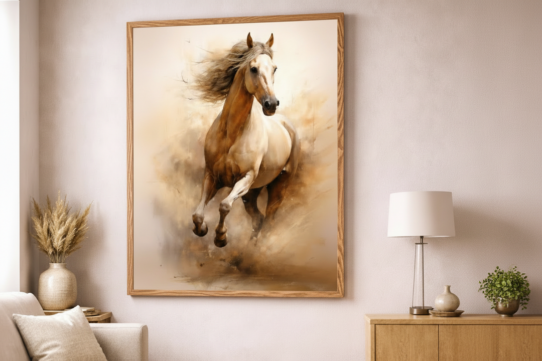 Running Horse Canvas