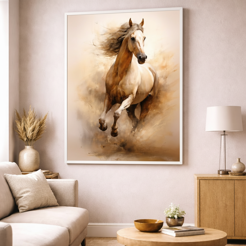 Running Horse Canvas
