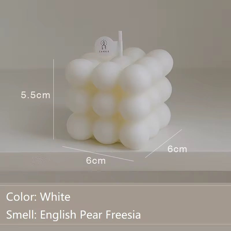 Handmade Bubble Cube Candle pack of 12