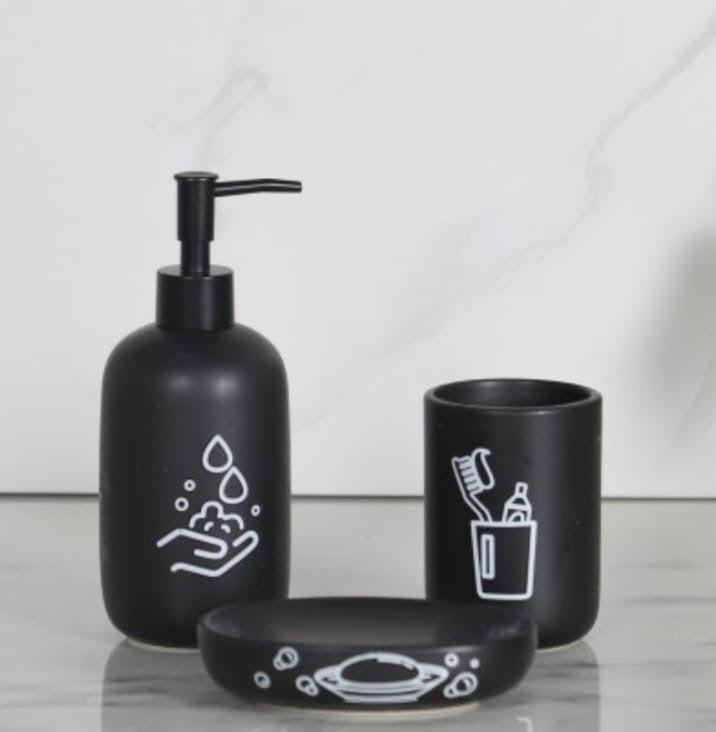 Minimal Bathroom Accessory Set