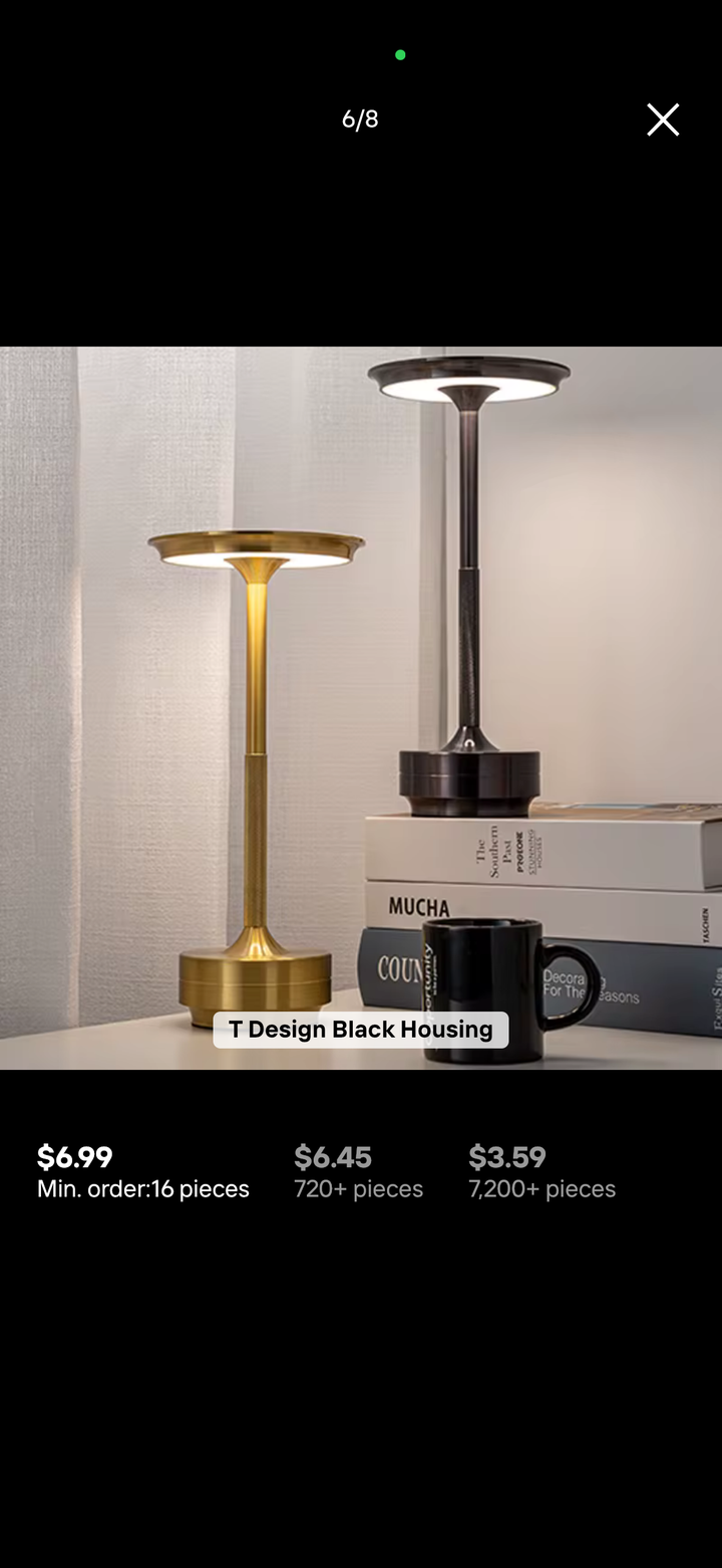 Modern LED rechargeable Table Lamps