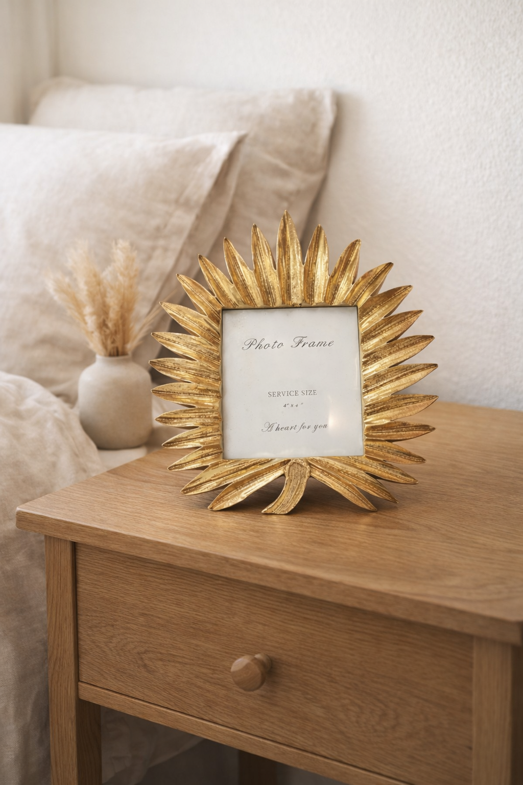 Antique Gold Ornate Photo Frame