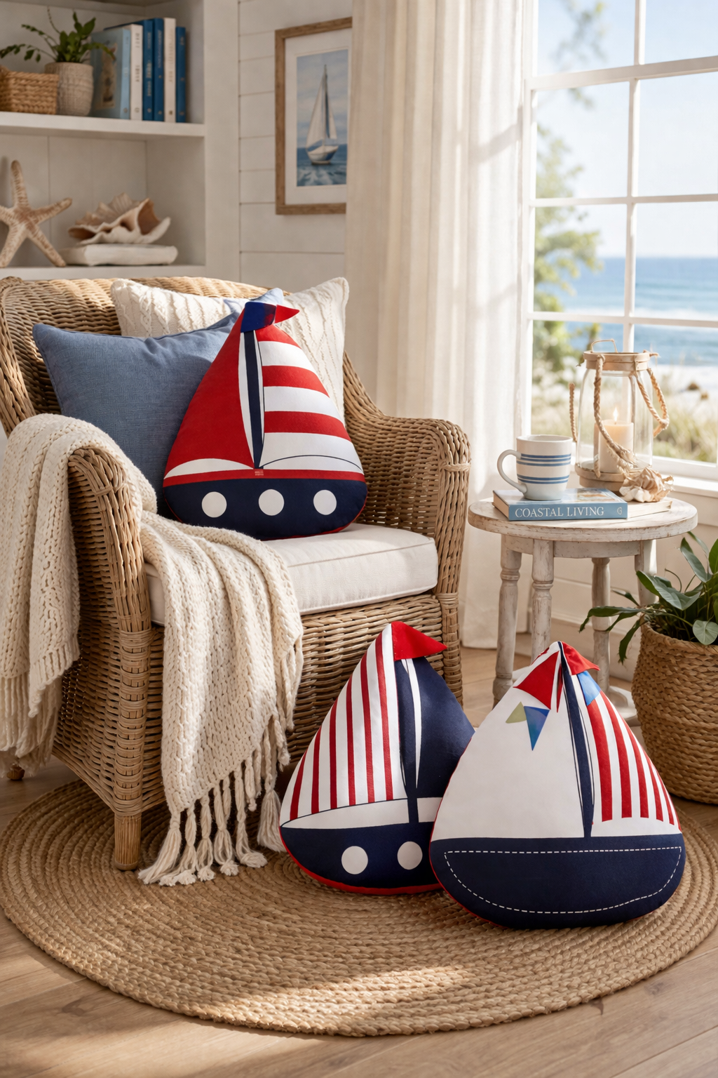 Sailboat Decorative Cushions