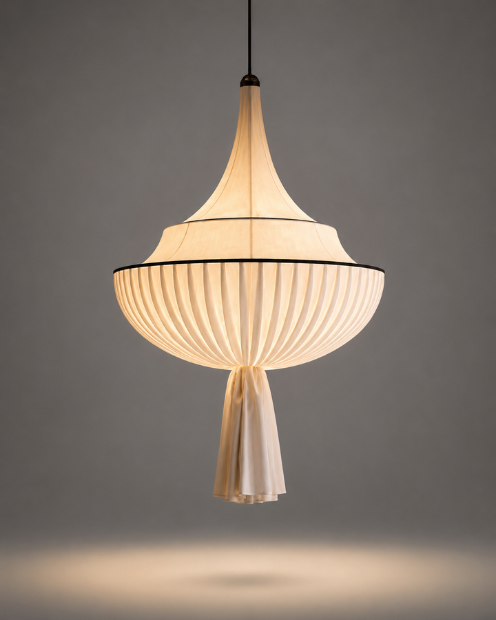 DUNE - Ivory Lotus Pendant Light