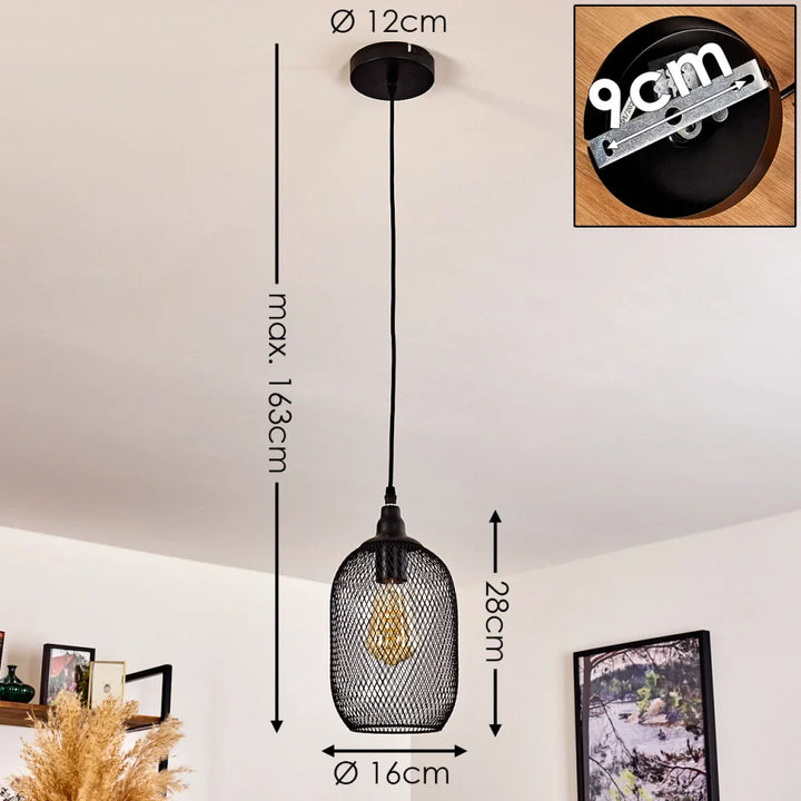 Industrial Cage Pendant Light