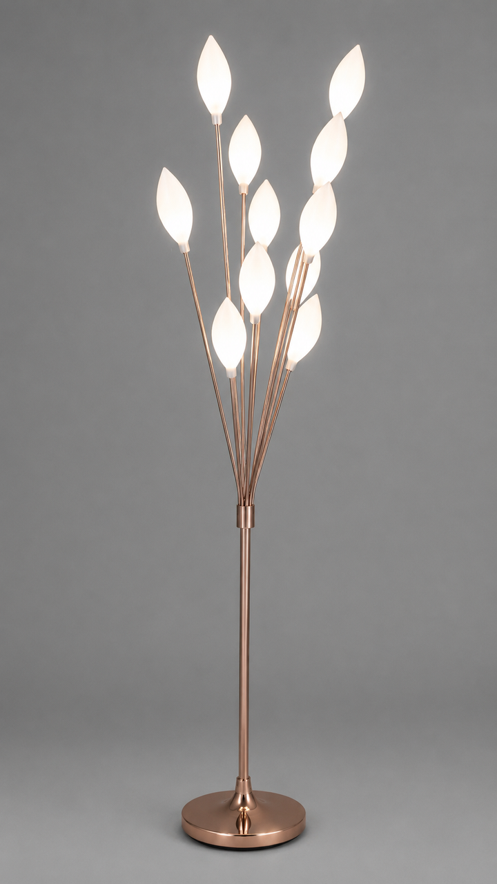 Rose Gold Petal Floor Lamp