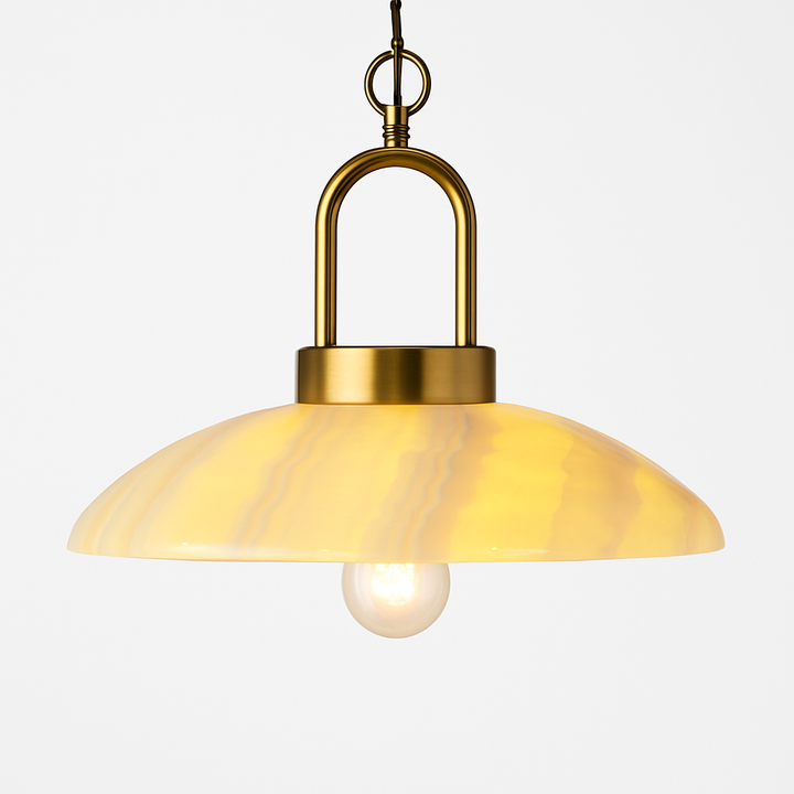Warm Alabaster Pendant Light