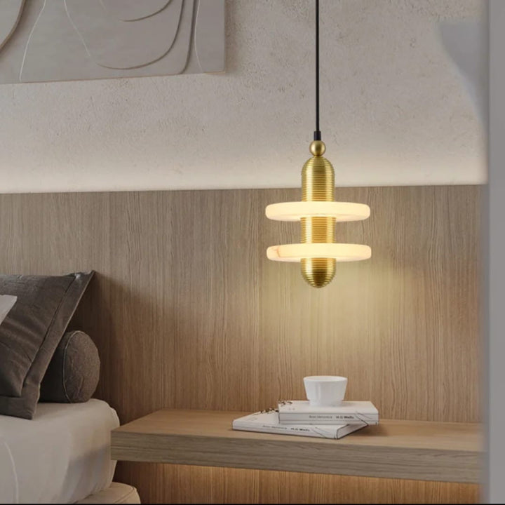 Modern Pendant Lights with Brass  Finish