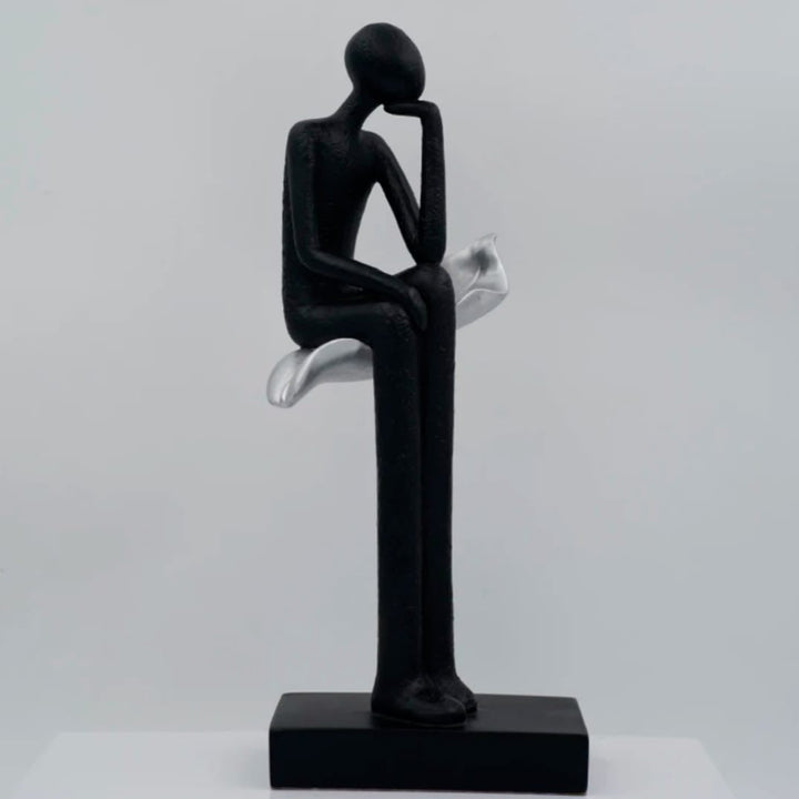 Abstract Thinking Figure Sculpture