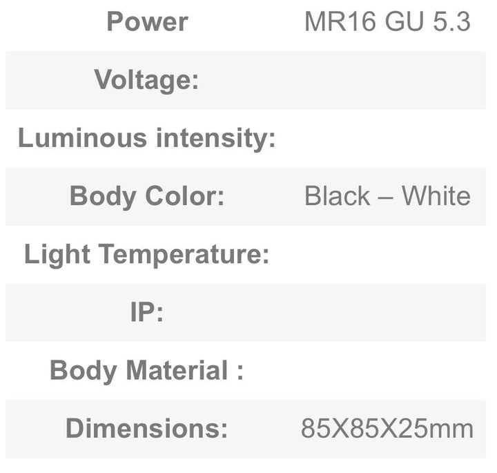 Adjustable Round Recessed Downlight Frame