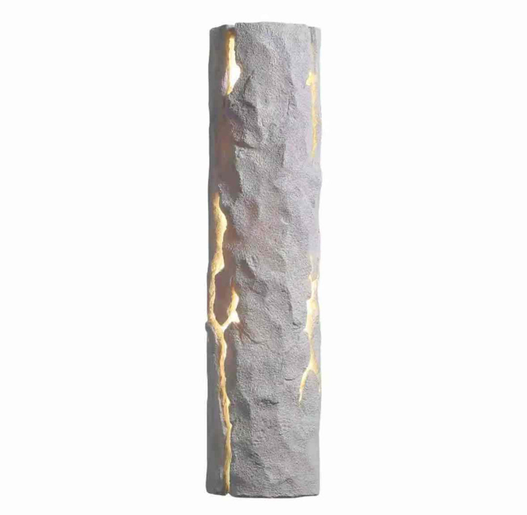 Textured Stone LED Wall Light