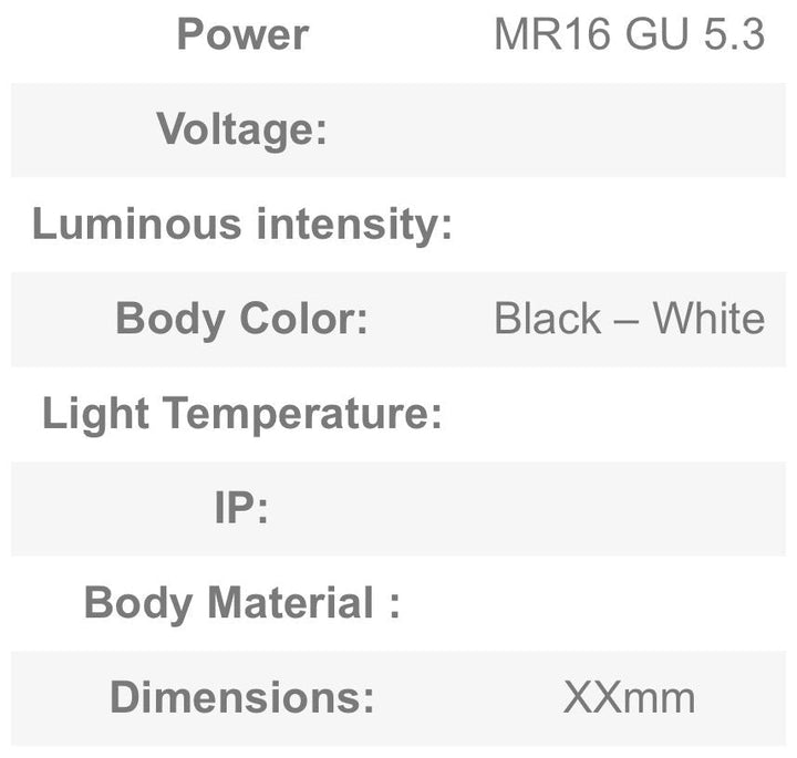 Square Recessed Downlight Frame aluminum