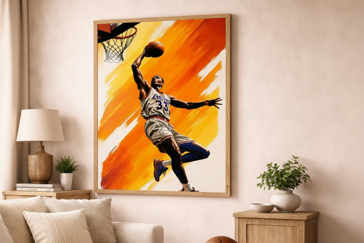 Basketball Dunk Canvas