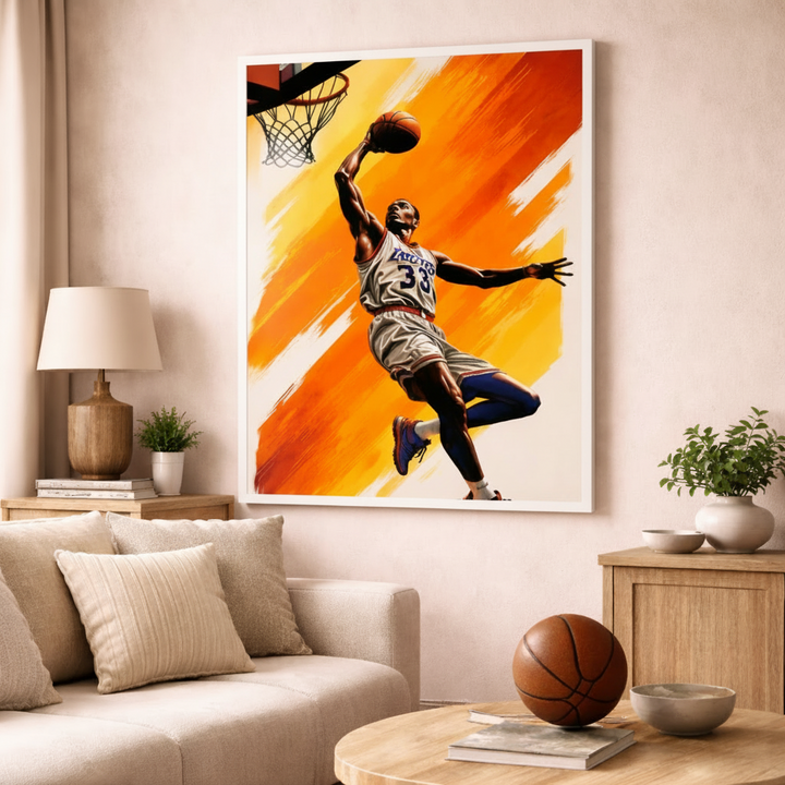 Basketball Dunk Canvas