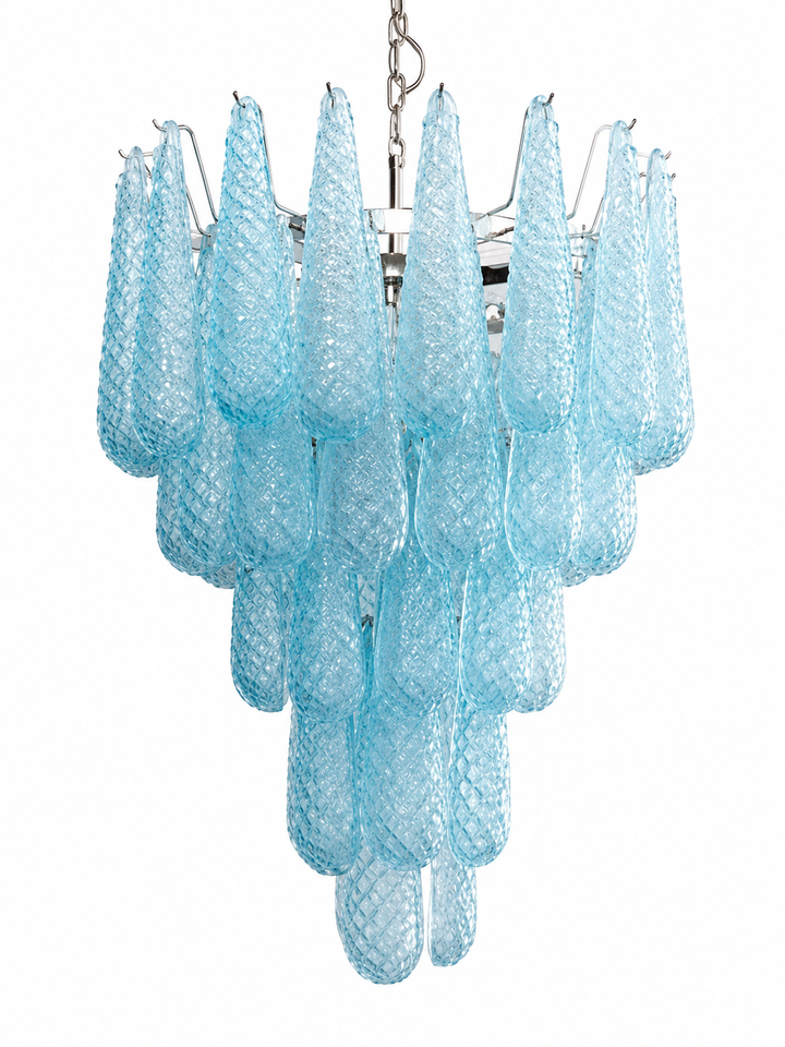 Blue Morano Chandelier