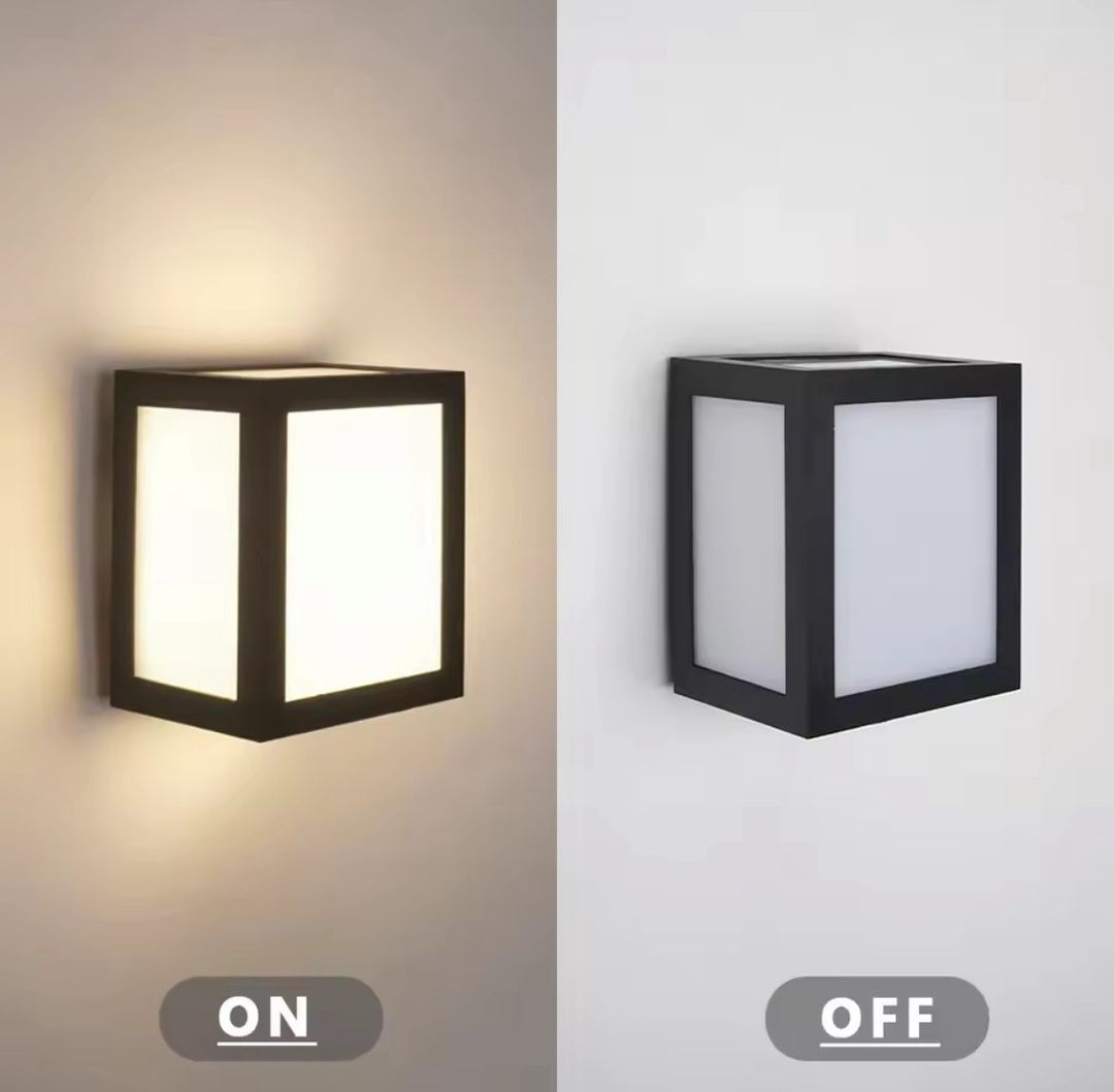 Modern Cube outdoor Wall Light
