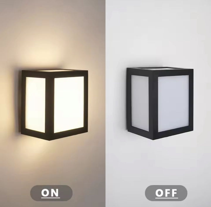 Modern Cube outdoor Wall Light