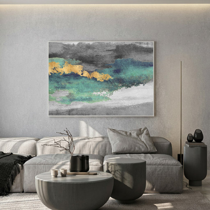 Modern Botanical Framed Canvas Wall Art