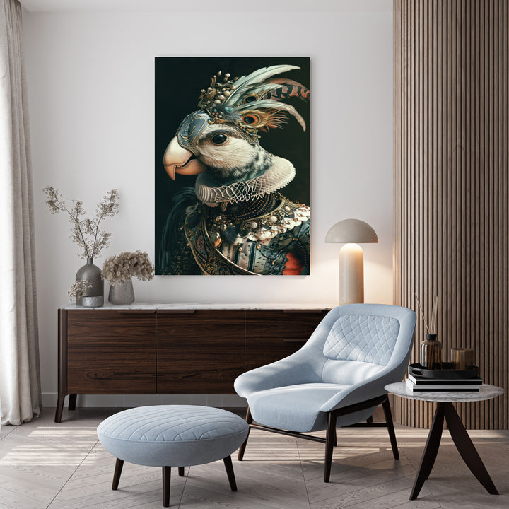 Ornate Bird Portrait Wall Art