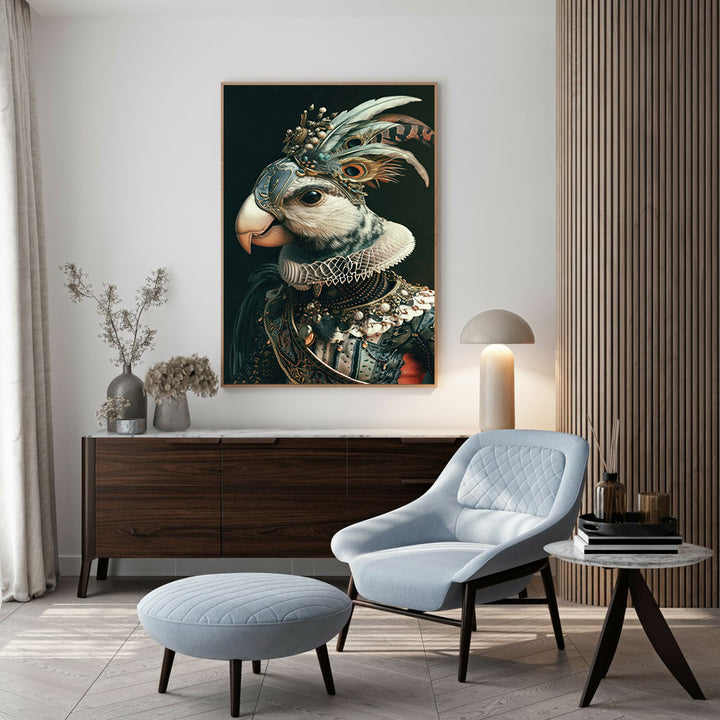 Ornate Bird Portrait Wall Art