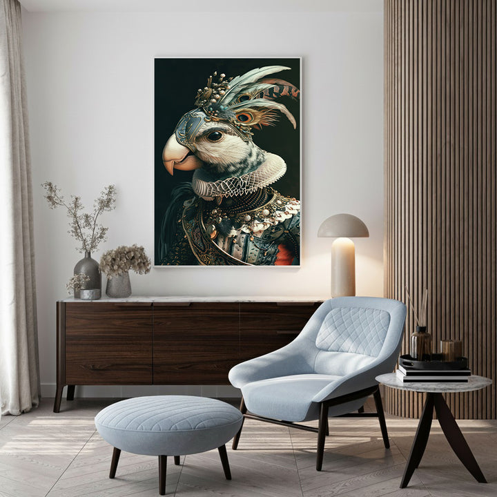 Ornate Bird Portrait Wall Art