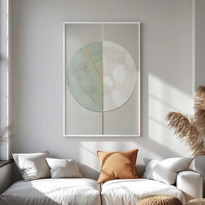 Minimal Geometric Circle Wall Art