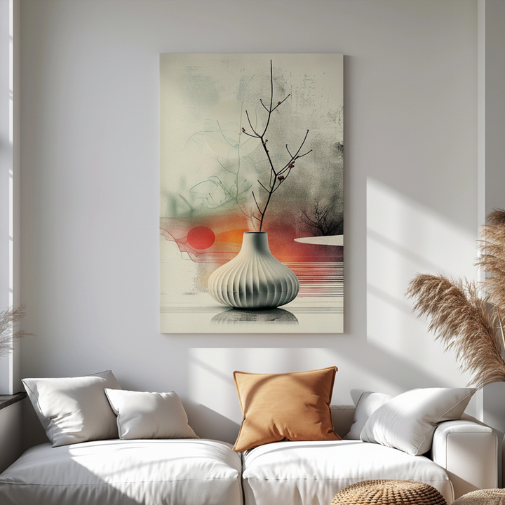 Minimalist Vase Serenity Art