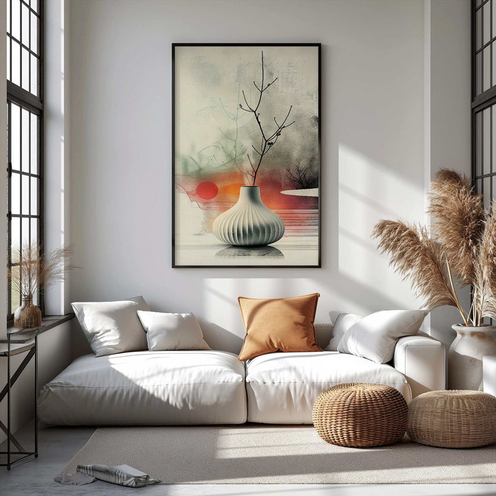 Minimalist Vase Serenity Art