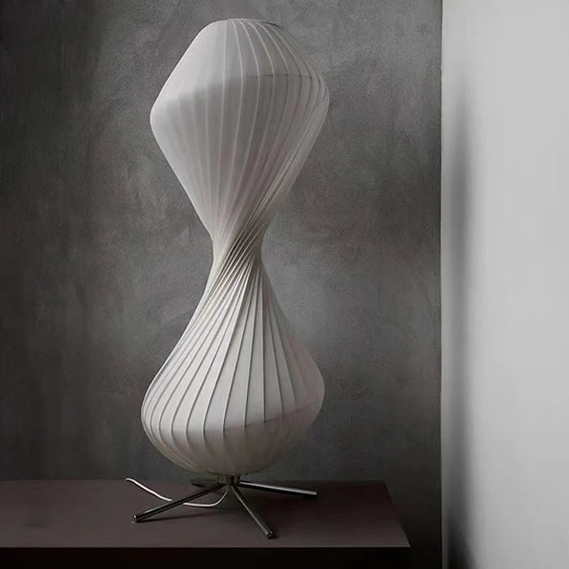 Modern TWIST Sculptural Pendant & floor Light