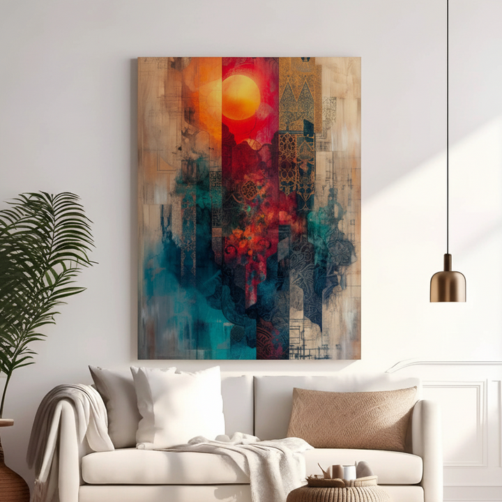 Abstract Artistic Portrait Fusion