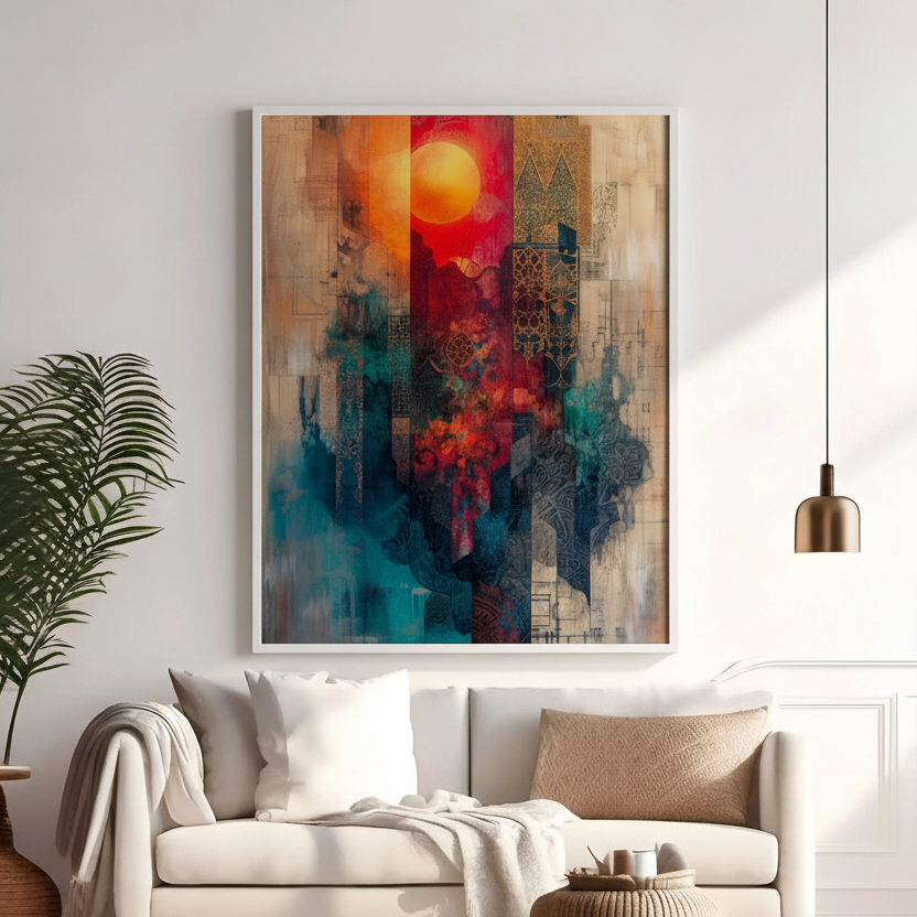 Abstract Artistic Portrait Fusion