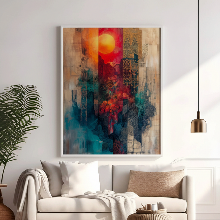 Abstract Artistic Portrait Fusion