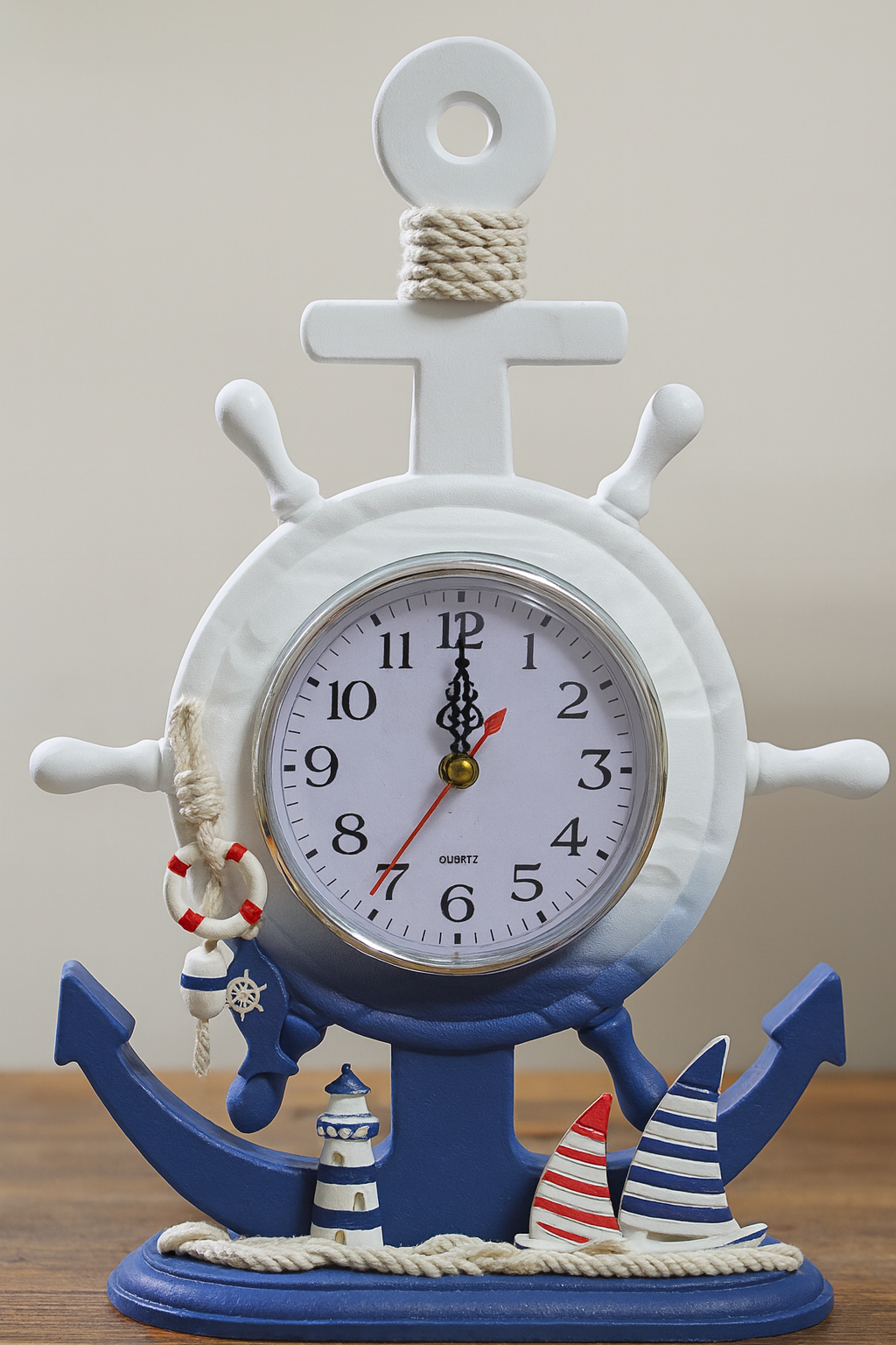 Nautical Anchor Wall Clock