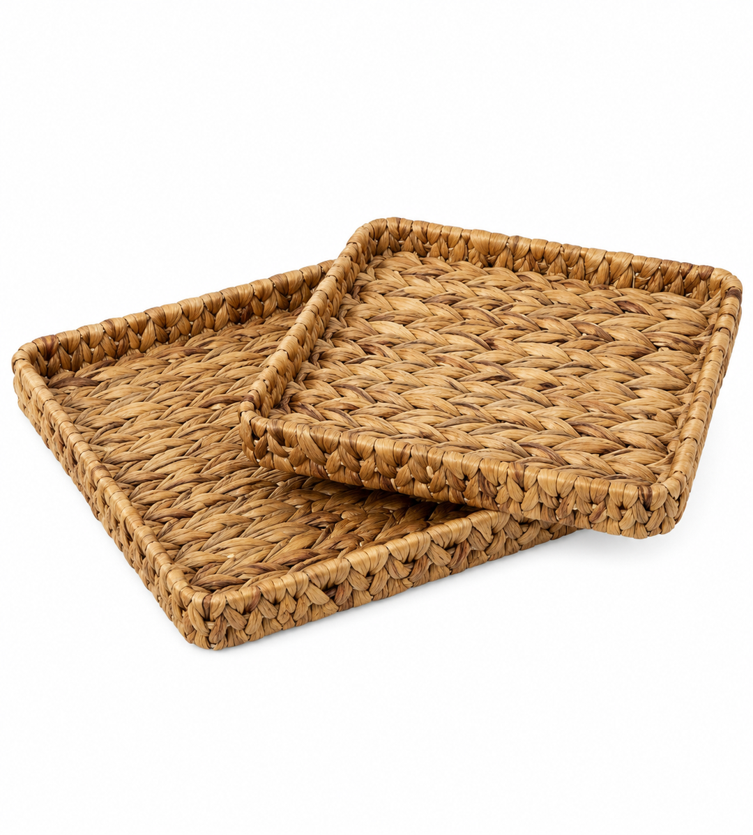 Rectangular Woven Tray Set of 2