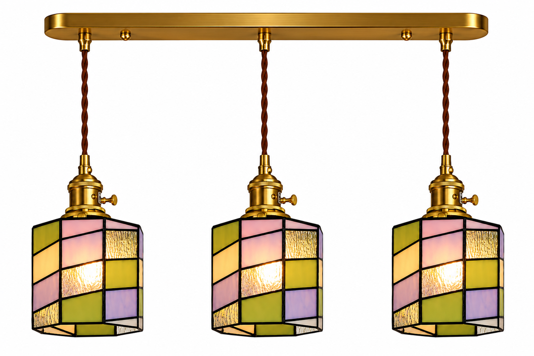 Mosaic Pastel Tiffany Pendant