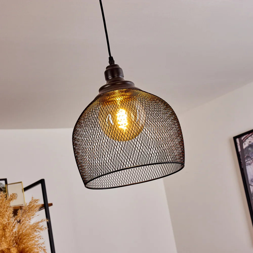 Industrial Mesh Pendant Light