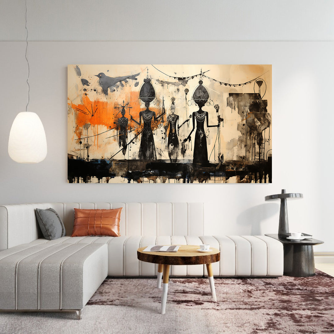 Minimal Nature Framed Canvas Wall Art