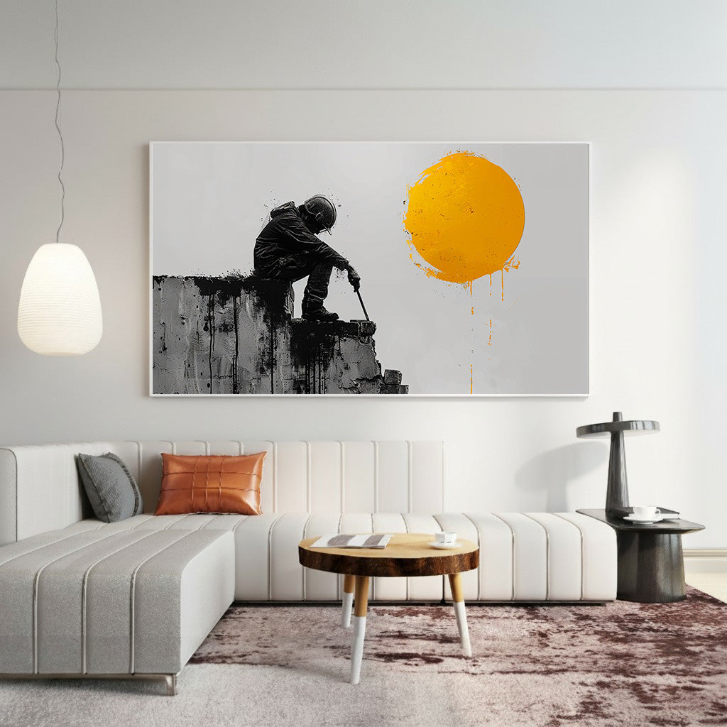 Soft Botanical Leaf Canvas Wall Art