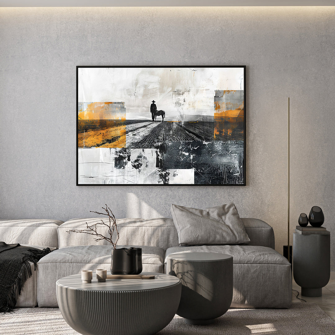 Modern Green Leaf Canvas Wall Art