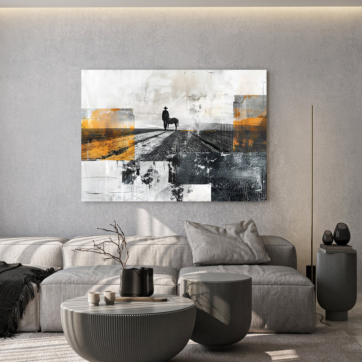 Modern Green Leaf Canvas Wall Art